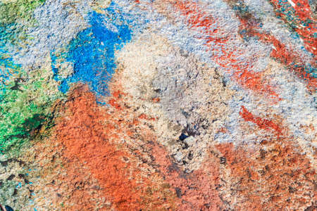 Colorful Painted rock background and textureの写真素材