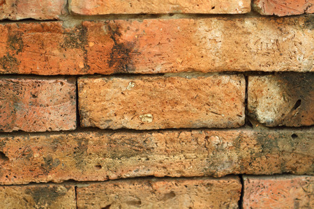 Background texture old brick weathered a long time.の写真素材