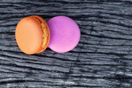 Colorful macaroonsの写真素材