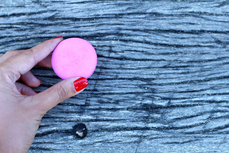 Colorful macaroonsの写真素材