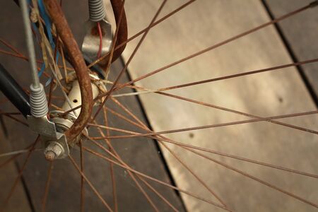 Vintage bicycle wheel