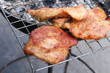 BBQ pork - Style chinese foodの写真素材