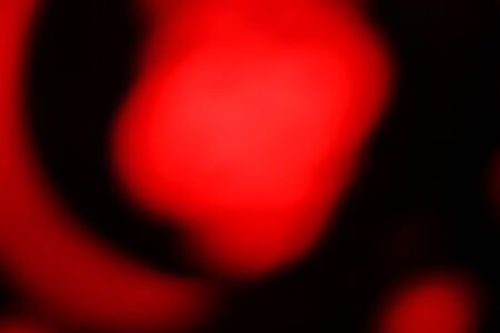 Blurred of car in city at nightの写真素材