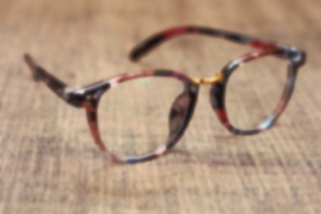 Blur A pair of glasses on chair