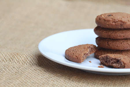 chocolate chip cookies and almond cookies