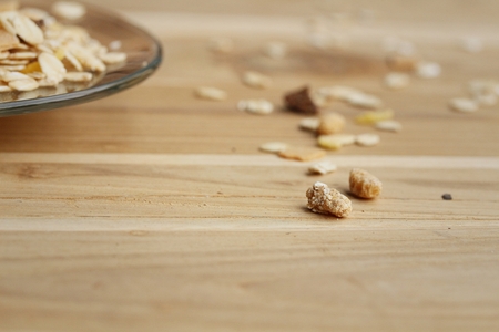 oat-flakes textured background, Vintageの写真素材