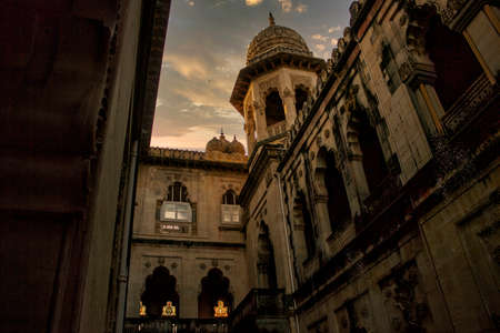 Vadodara, India - November 16, 2012: An interior of the Lakshmi Vilas Palace in the state of...