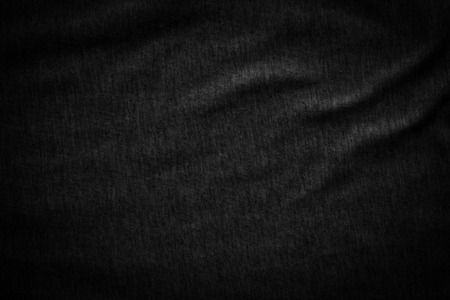 Black background abstract cloth texture luxury silk dark fabric.の写真素材
