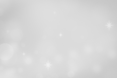 White and Silver lights on bokeh abstract background.の写真素材
