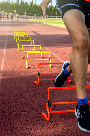 Outdoor running joggers. Healthy and Sport Conceptsの写真素材