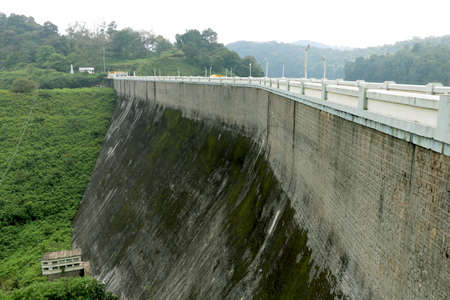 Check dam bridge at Kerala (India)の写真素材