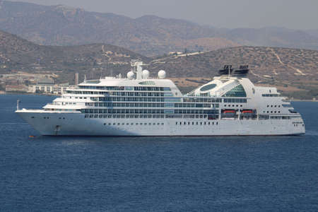 Country-Europe, City - Ship yard- Date- 15-05-2021 landscape view of large passenger ships (Cruise ship)at ship dockのeditorial素材