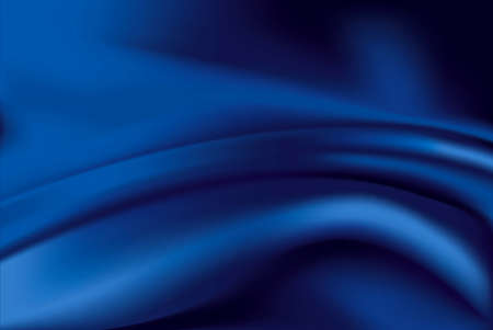 Vector of Blue silk fabric backgroundのイラスト素材