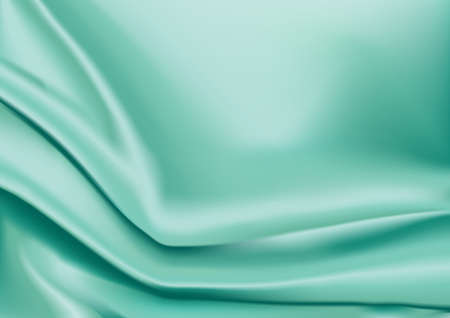 Vector of green fabric backgroundのイラスト素材