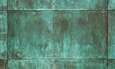 green copper plate textureの写真素材