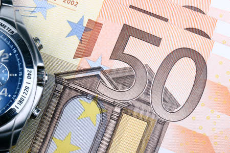 Time and moneyの写真素材