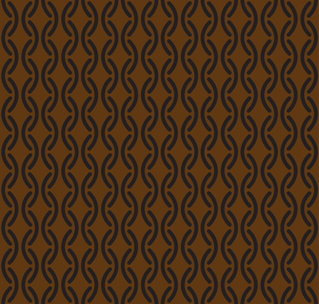 Seamless pattern - Chain curve texture - on white background