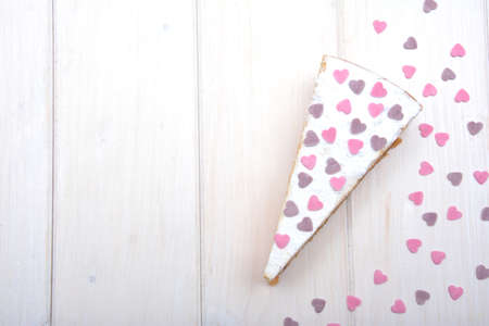 Cheesecake for Valentinesの写真素材