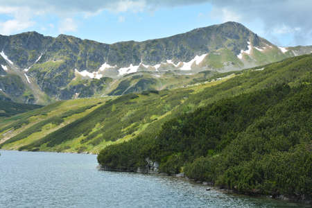 Beautiful sights in the national park in the Tatrasの写真素材