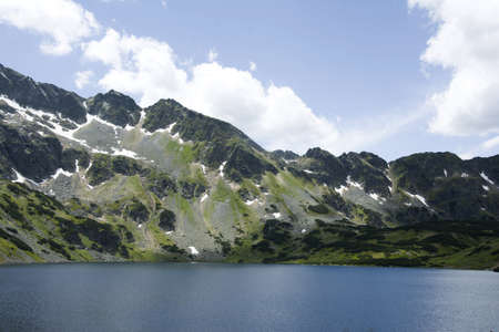 Beautiful sights in the national park in the Tatrasの写真素材