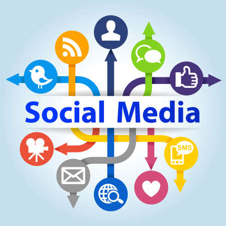 Social Media Conceptの写真素材