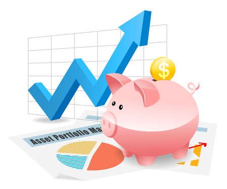 Piggybank Savings Investment Planning for Futureの写真素材