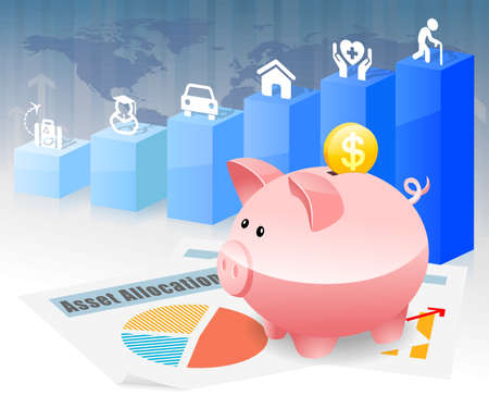 Piggybank Savings Investment Planning for Future Goalの写真素材