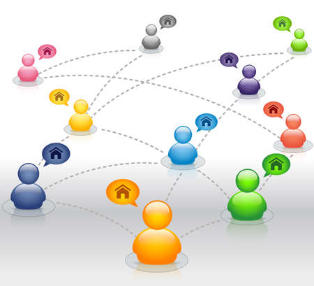 Home House Sharing Economy Collaborative Global Connection Shareの写真素材