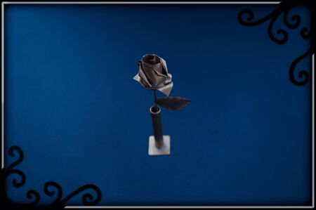 Metal roseの写真素材