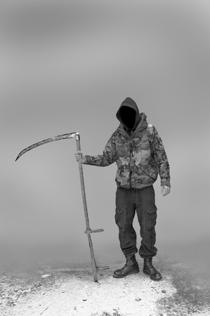 Grim reaper of war and terrorism 5の写真素材