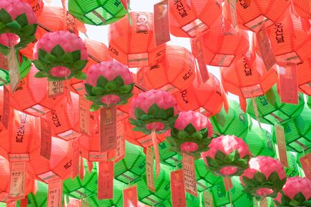 Seoul , South Korea - May 28, 2017 : Jogyesa templeのeditorial素材