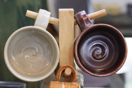 vintage coffe cupの写真素材