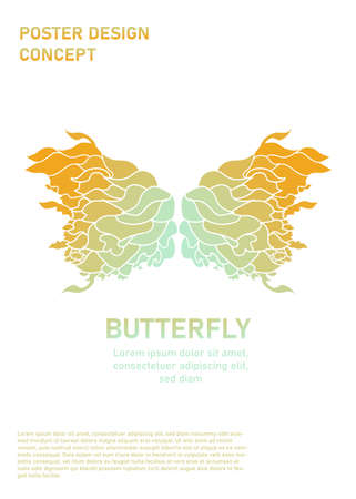 abstract presentation background design. Multipurpose template for banner, layout design, landing page design, poster designのイラスト素材