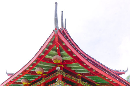 Semarang, Indonesia - January 21, 2021: Sampokong also known as Gedung Batu Temple, is the oldest...