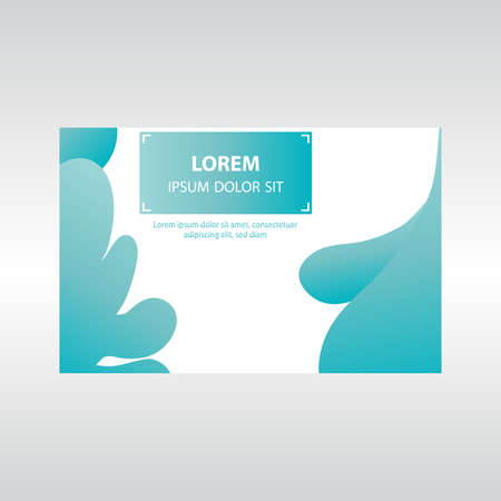 web banner design template. ready use vector template. modern banner design.のイラスト素材
