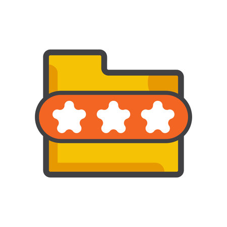 folder with password icon. mobile file security illustration. Flat vector icon. can use for, icon design element,ui, web, app.のイラスト素材