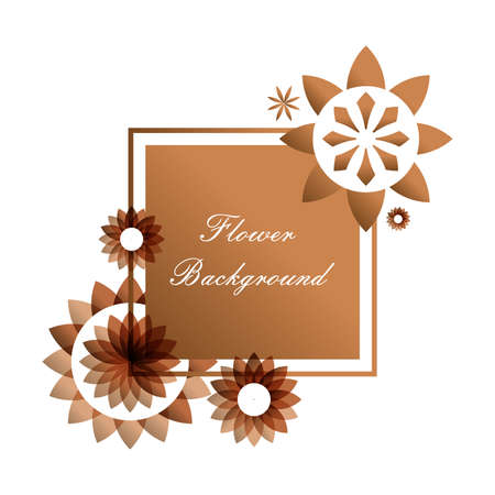 decorative flower illustration. Perfect for design projects, background, social media post , banner etcのイラスト素材