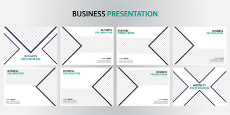 business presentation design template. perfect for brochures, marketing promotion, infographicsのイラスト素材
