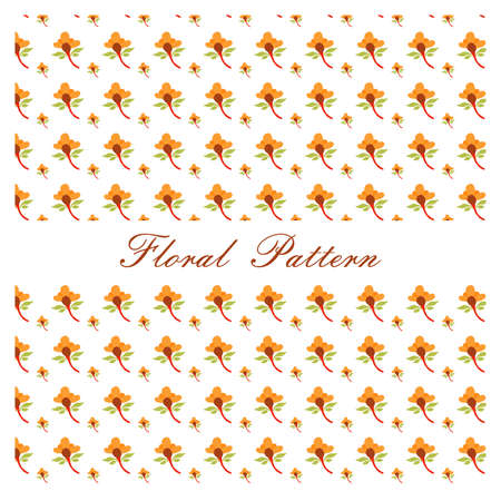 floral pattern. beautiful decorated floral background. vector illustrationのイラスト素材