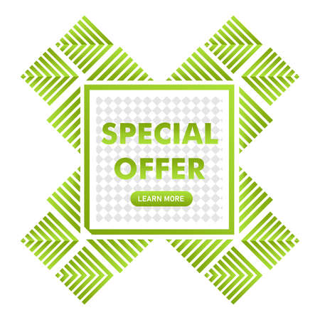 special offer promotion post design. social media post template. ready use vector design template.のイラスト素材