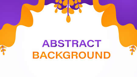 abstract simple natural floral background design. great for promotion and marketing campaignのイラスト素材
