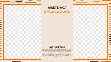 abstract flat design background template designのイラスト素材