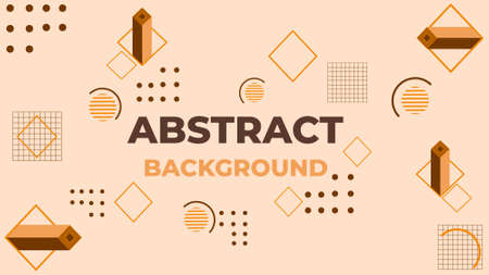 abstract geometric shape background design templateのイラスト素材