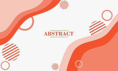 simple abstract natural flat design background designのイラスト素材
