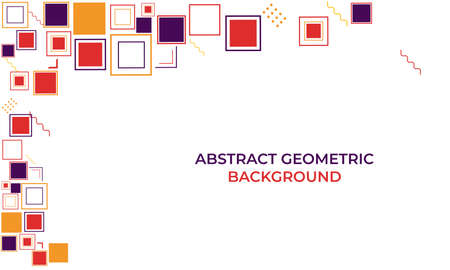 colorful abstract geometric background designのイラスト素材