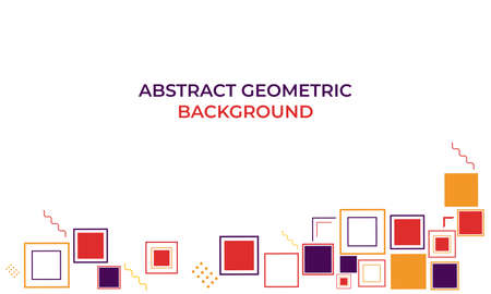 colorful abstract geometric background designのイラスト素材