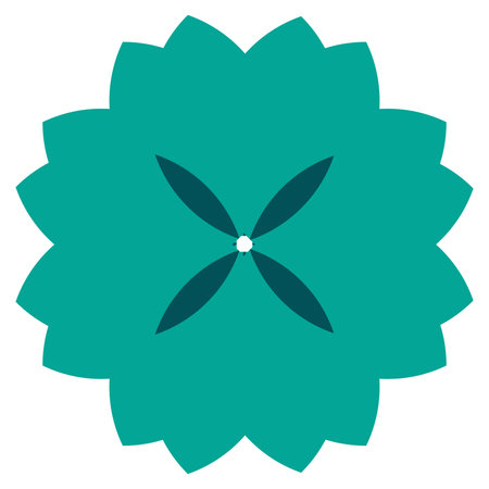 flower ornament, floral ornament, decorative design elementのイラスト素材