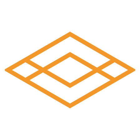 modern geometric hexagonal shape design elementのイラスト素材
