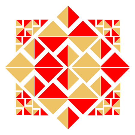 Geometrical abstract pattern  design elementのイラスト素材