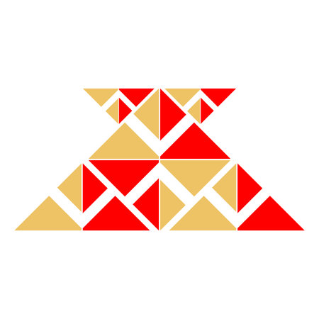 Geometrical abstract pattern  design element